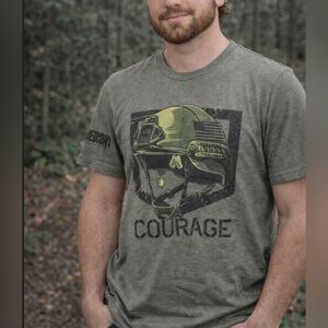 Redcon1 Men’s Large “Courage” T-shirt OD Green NWOT